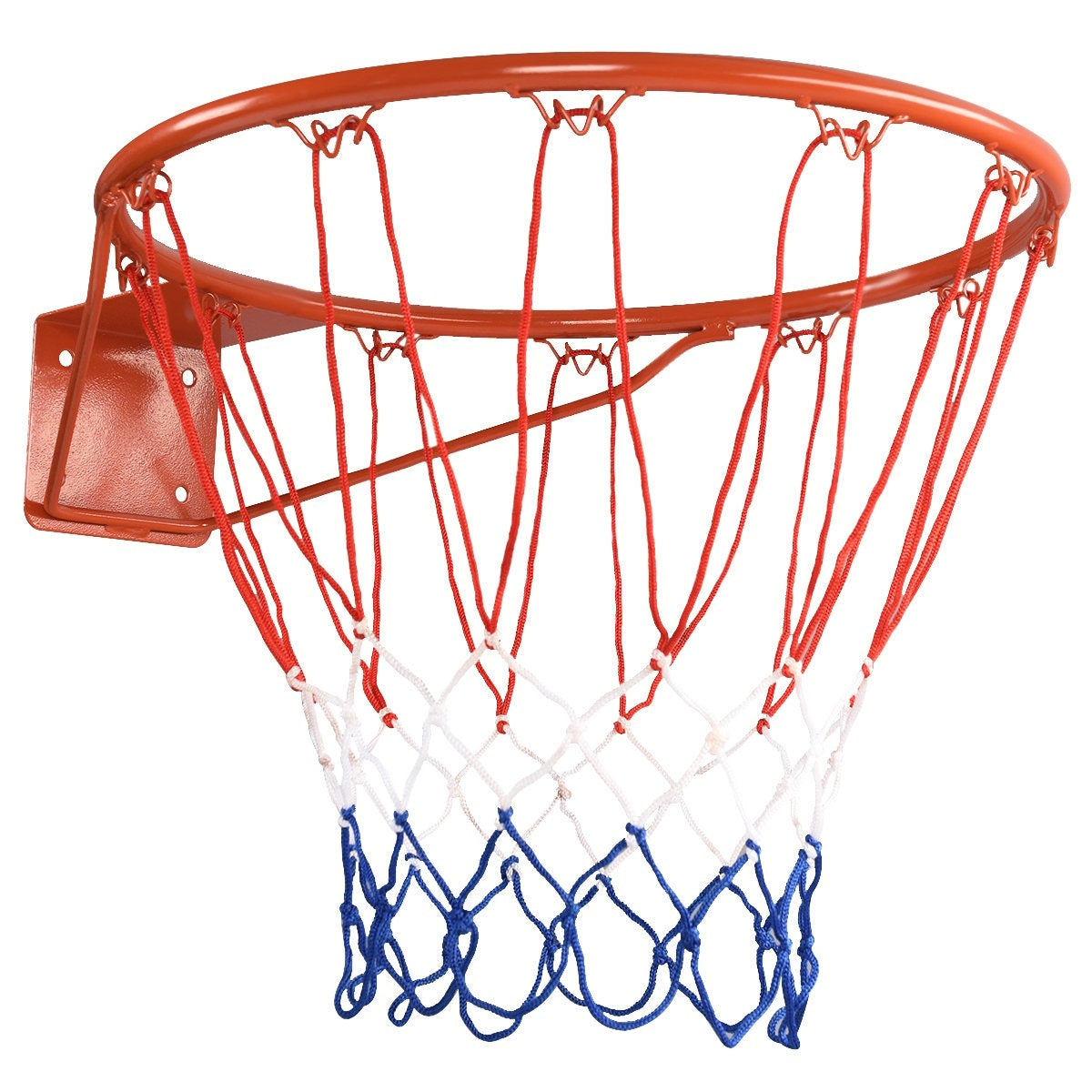 Basketball Hoop Wall Mounted Basketball Hoop Professional Dunking Basketball Hoop for Indoor and Outdoor Use Orange-Red