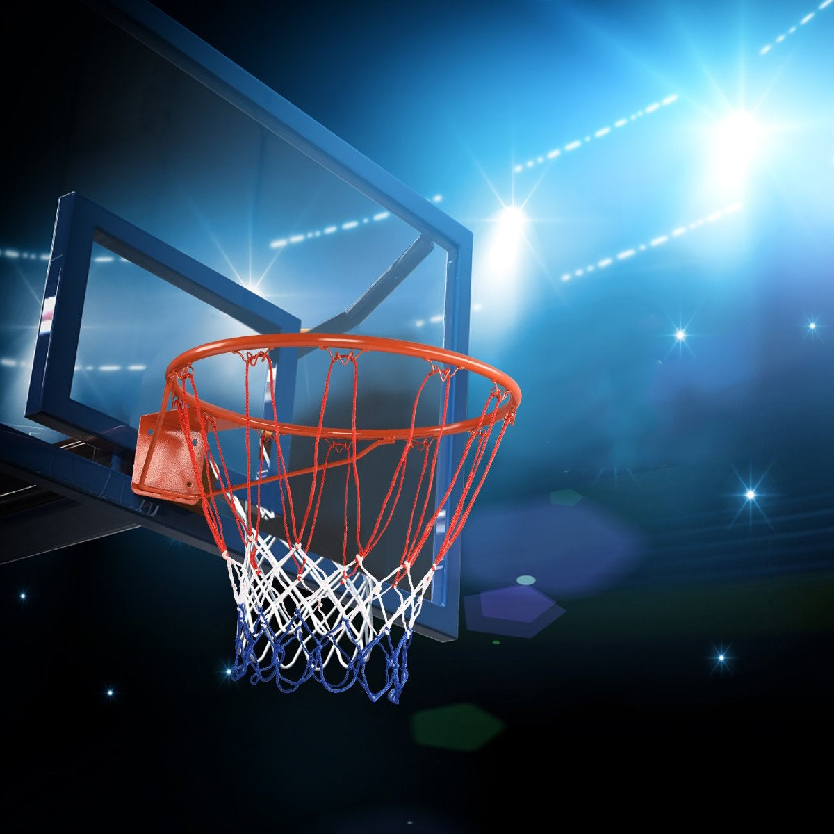 Basketball Hoop Wall Mounted Basketball Hoop Professional Dunking Basketball Hoop for Indoor and Outdoor Use Orange-Red