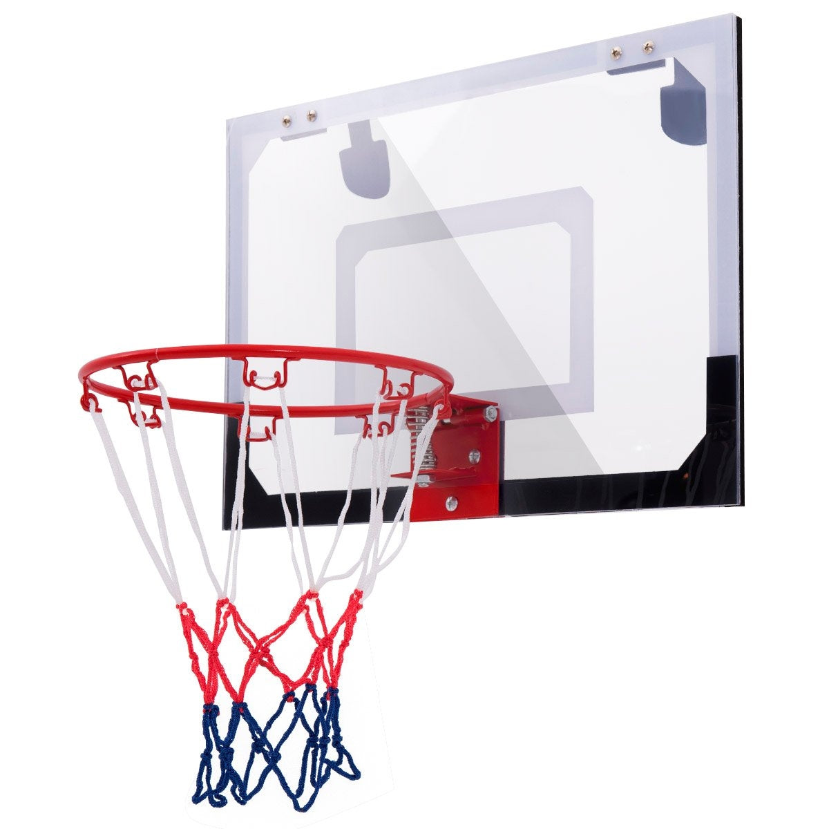 Basketball hoop basketball set children's backboard with ring and net 45 x 30 cm