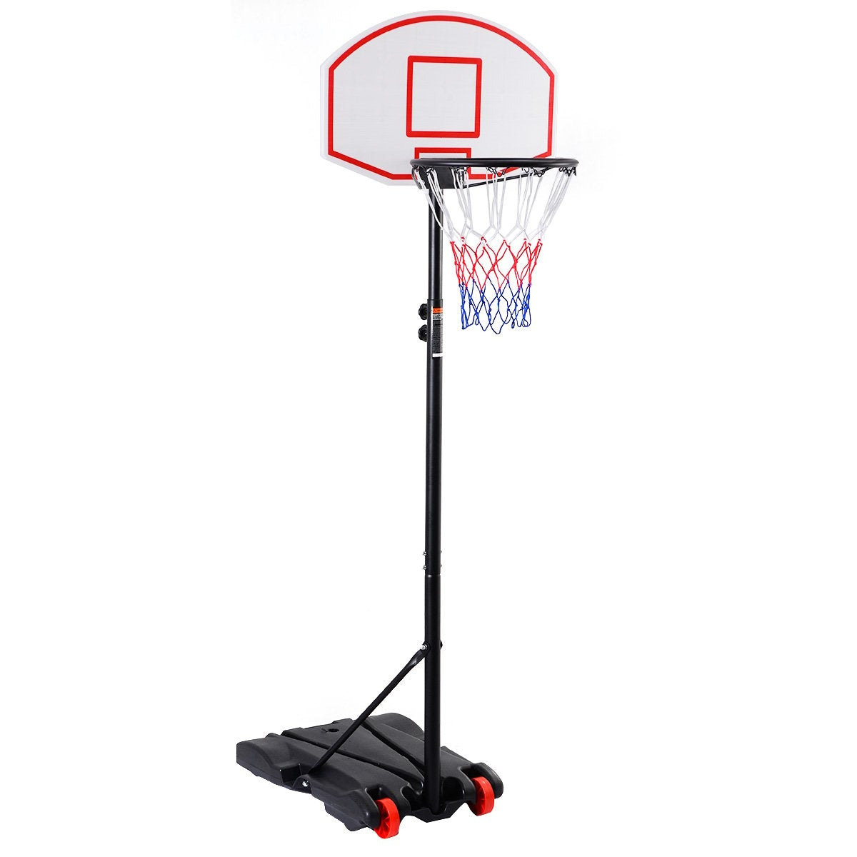 Basketball stand mobile basketball hoop with stand height adjustable