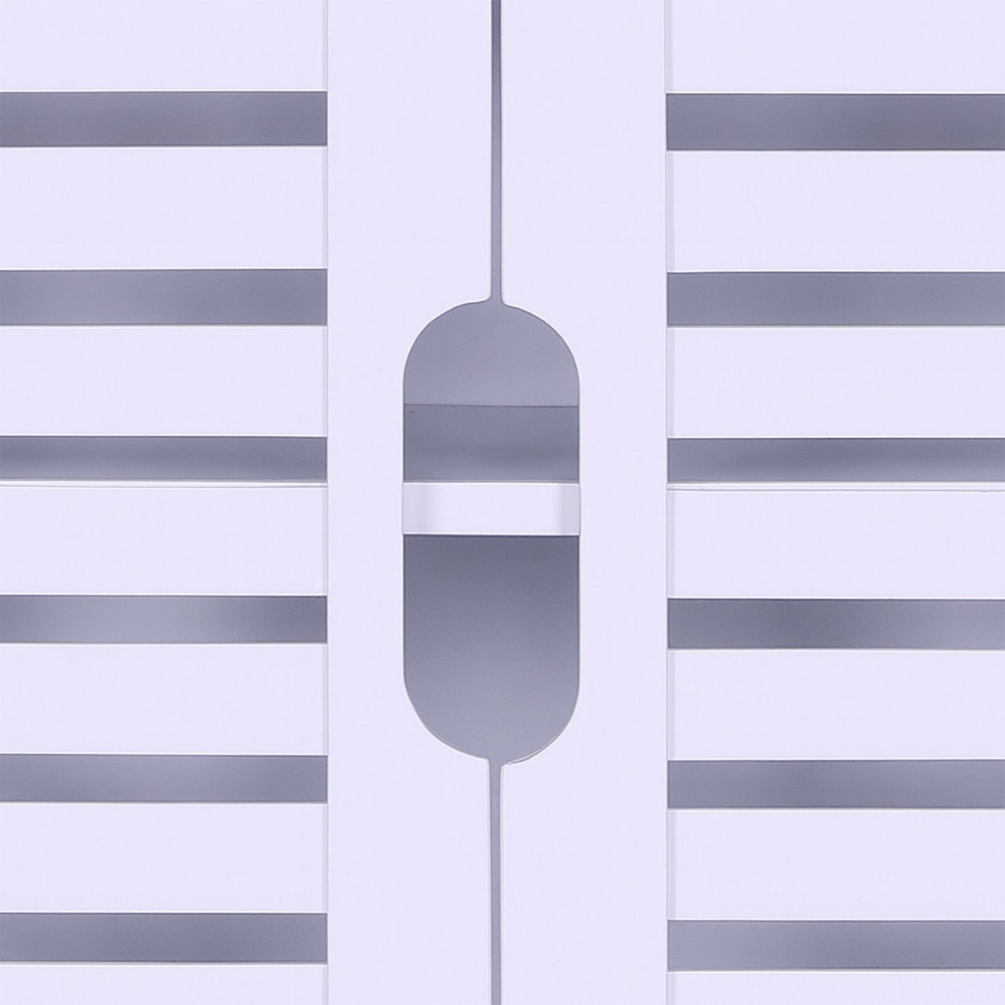 Bathroom Wall Cabinet, Louvered Doors, Adjustable Shelf