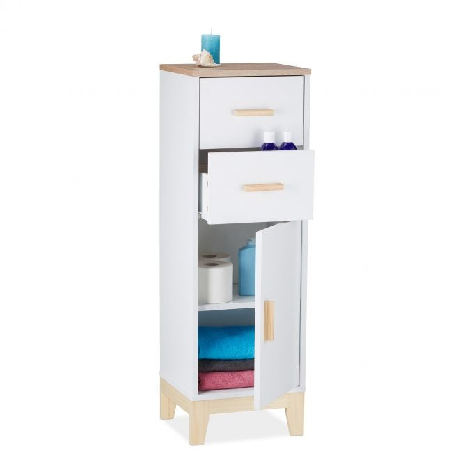 Bathroom cabinet with 2 drawers