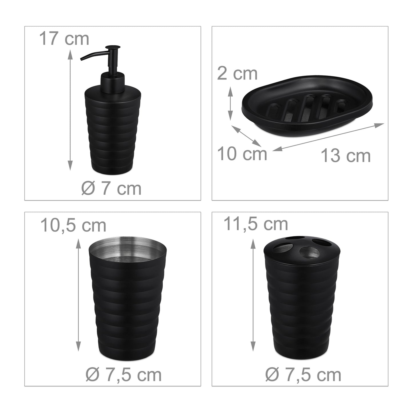 Bathroom set 4 parts