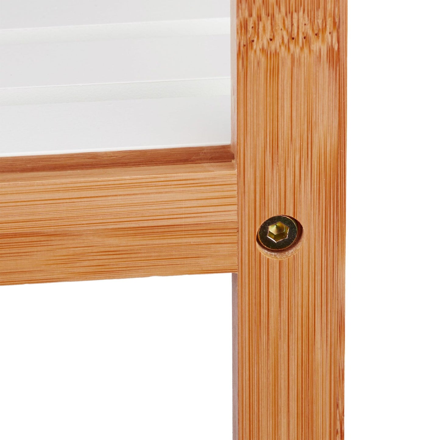 Bathroom shelf with 3 shelves