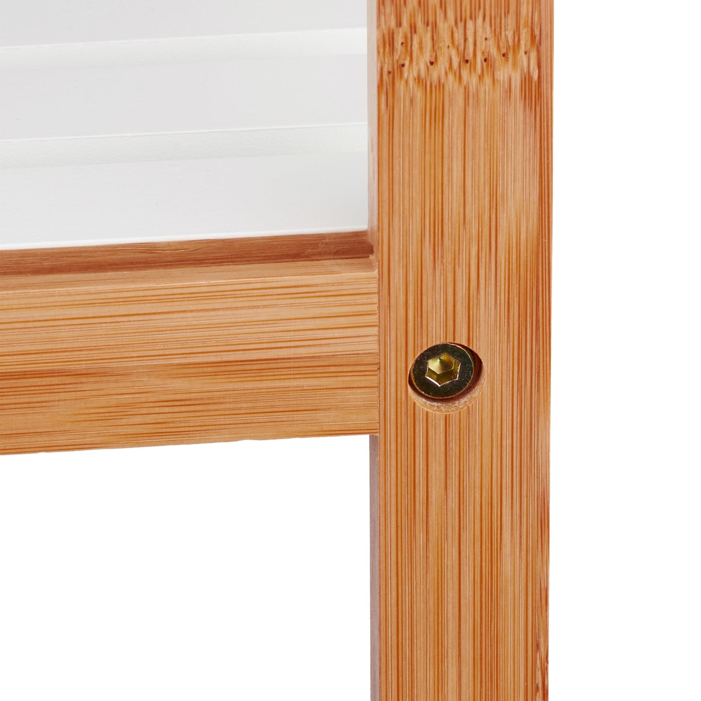 Bathroom shelf with 3 shelves