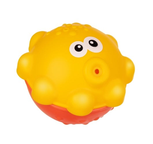 Bath toys with a strainer