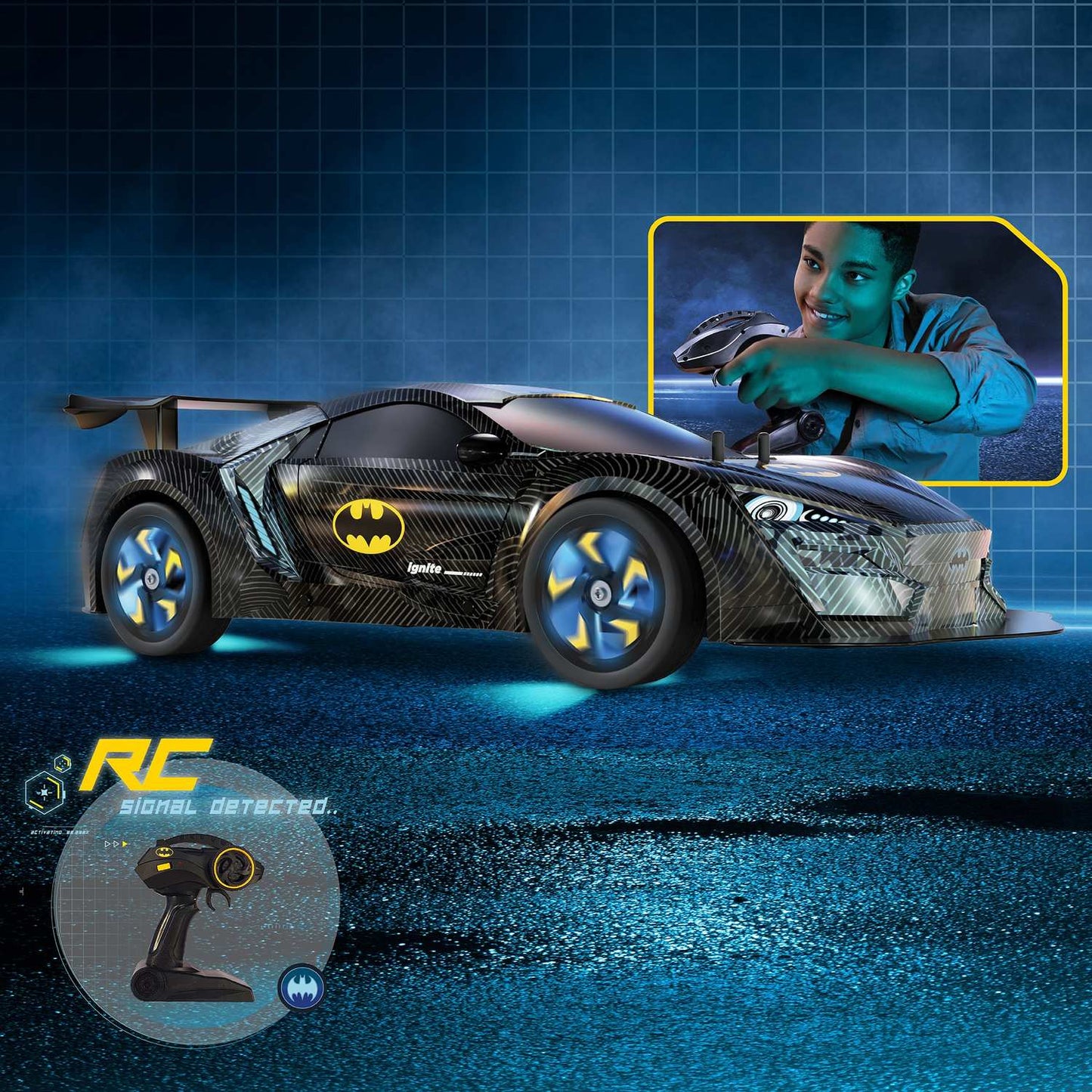 Batman Radio Control Car Bat-Tech Racer Scale 1:10