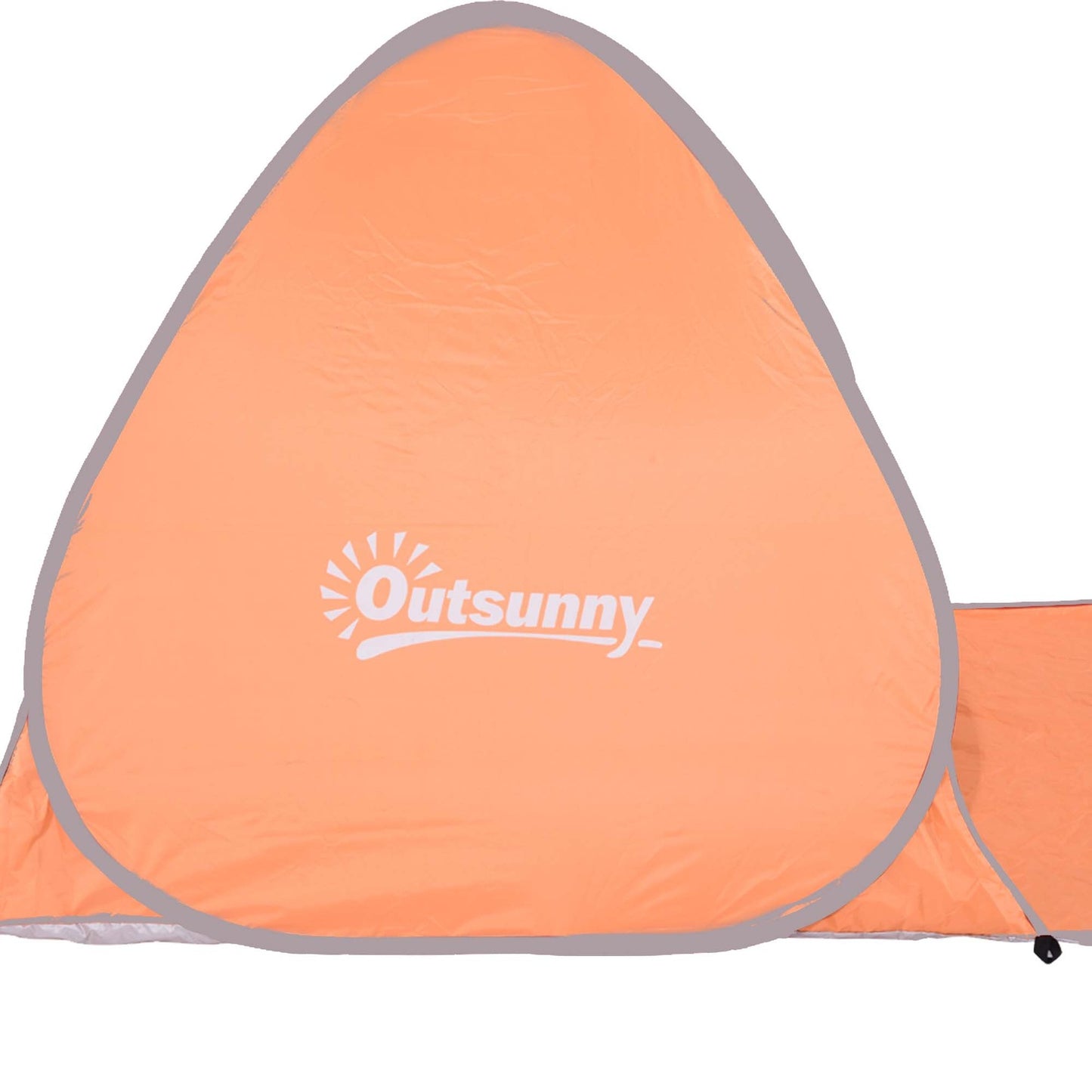 Pop-up beach tent, automatic installation, UV protection, orange