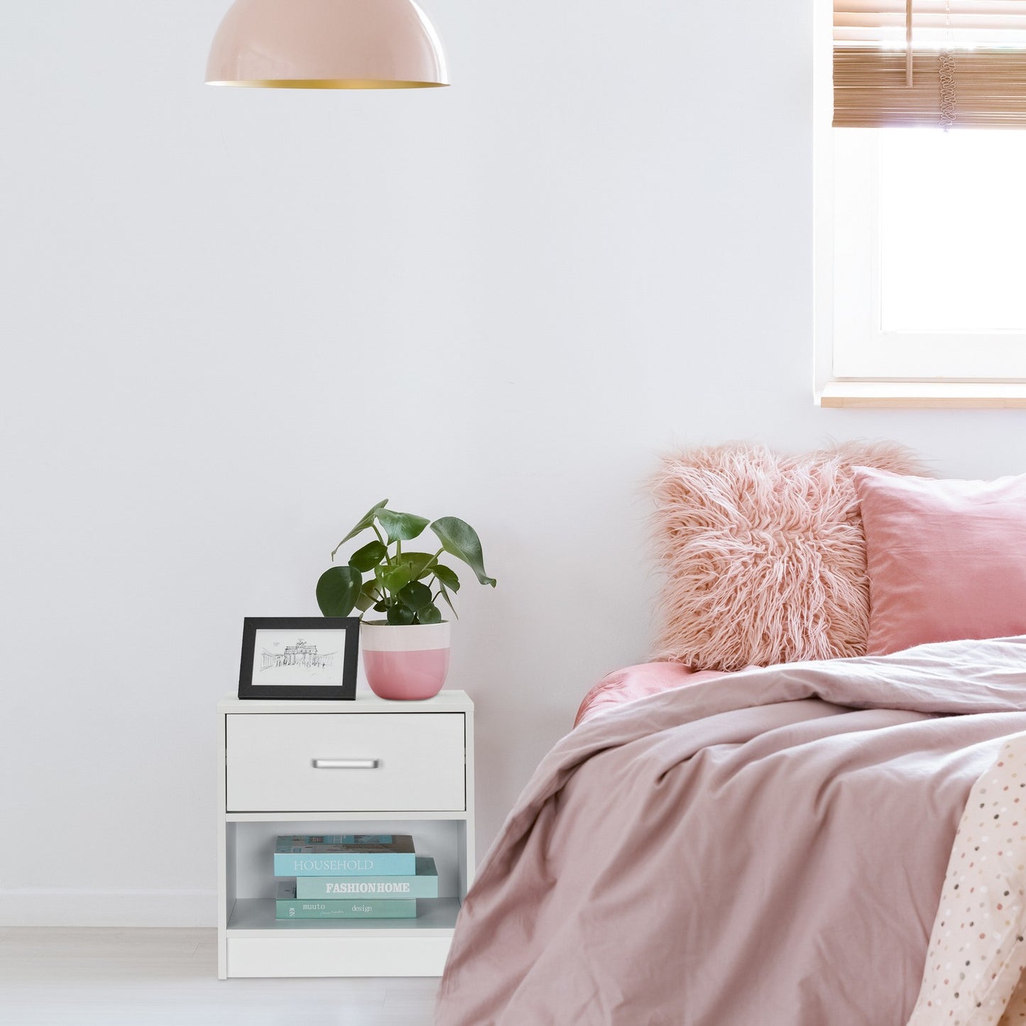 Bedside table with drawer