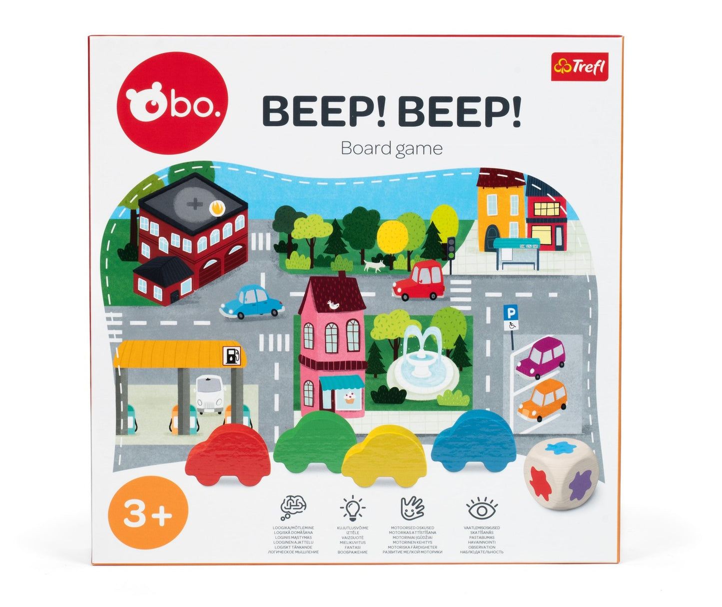 Beep! Beep! Board Game for Family Fun, 2-4 Players