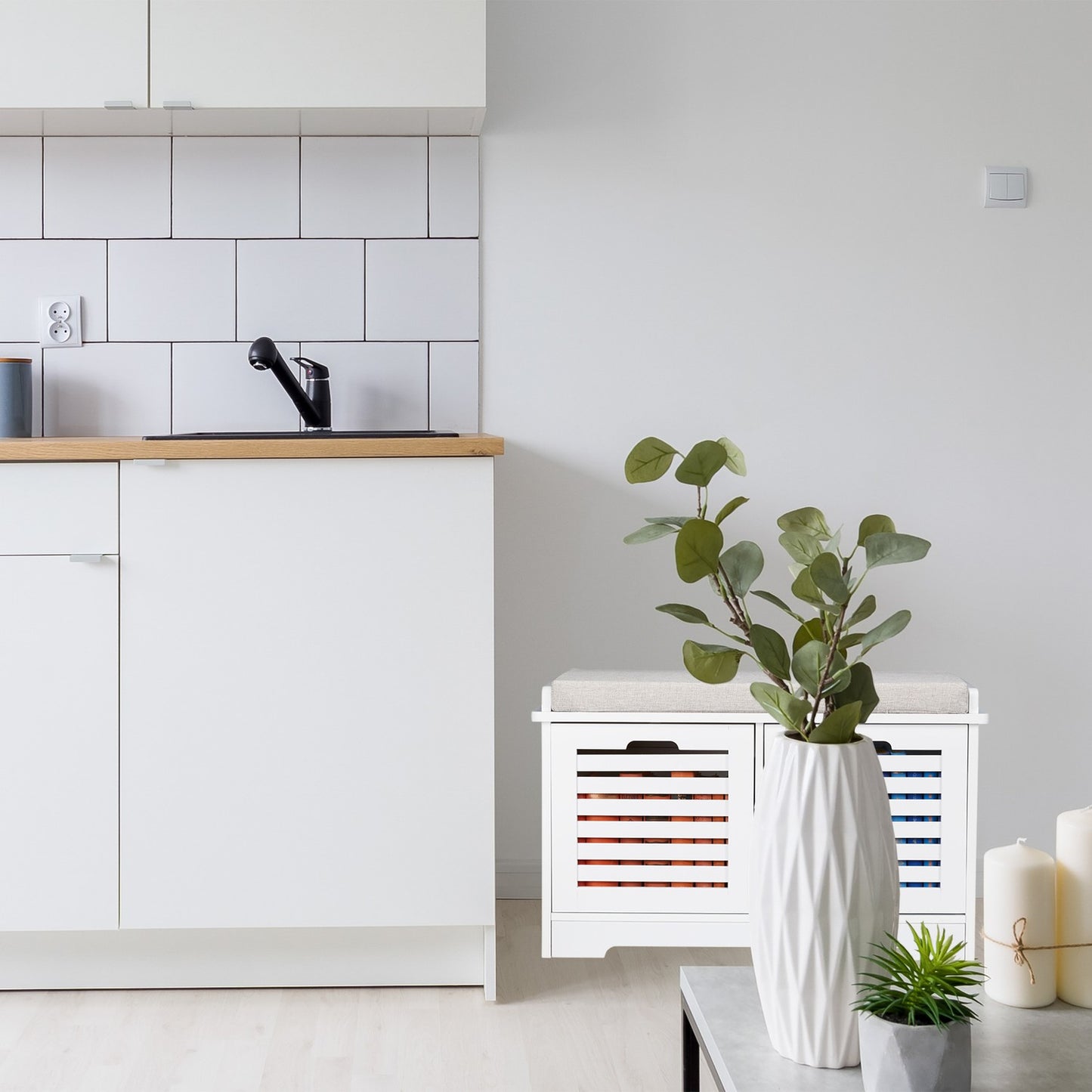 Bench with storage