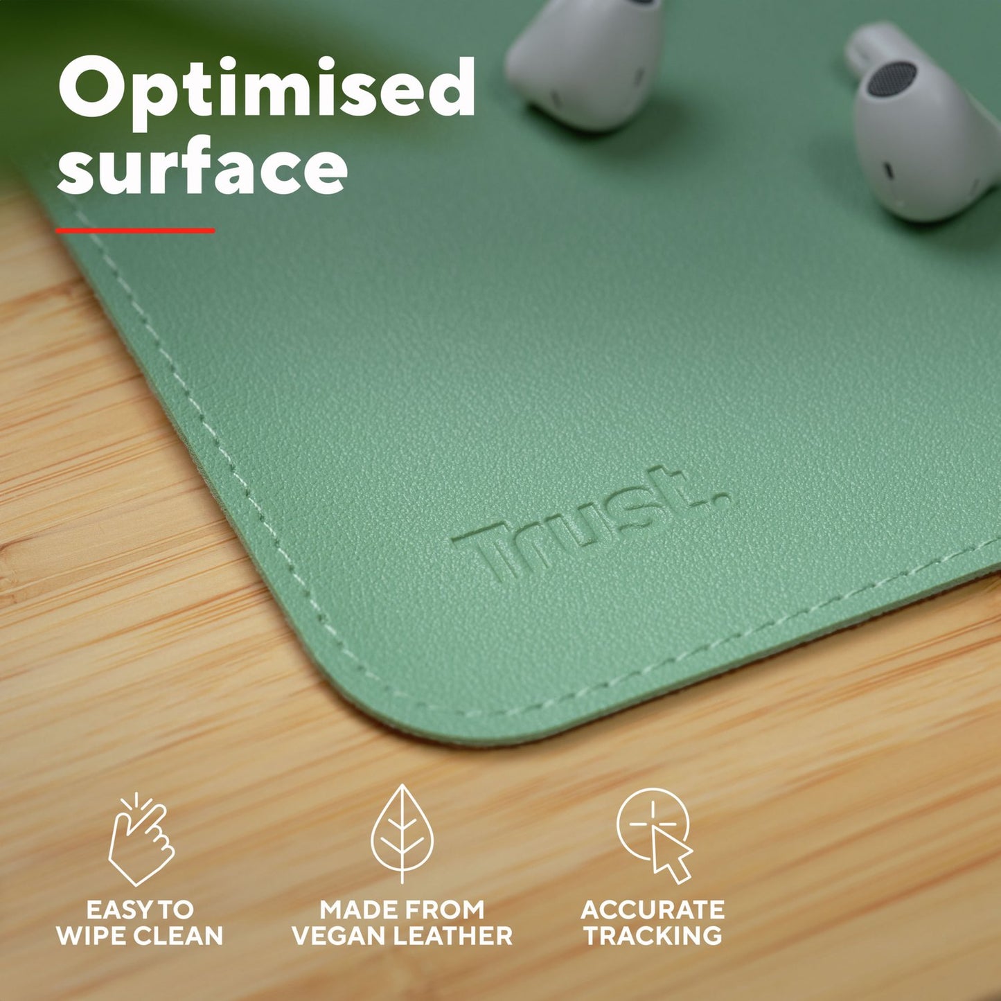 Benya XXL Desk Mat Green