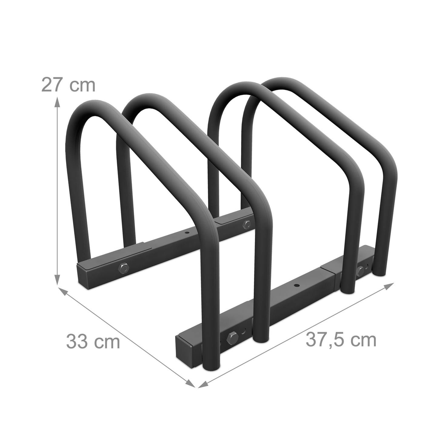 Bicycle rack for 2 bicycles