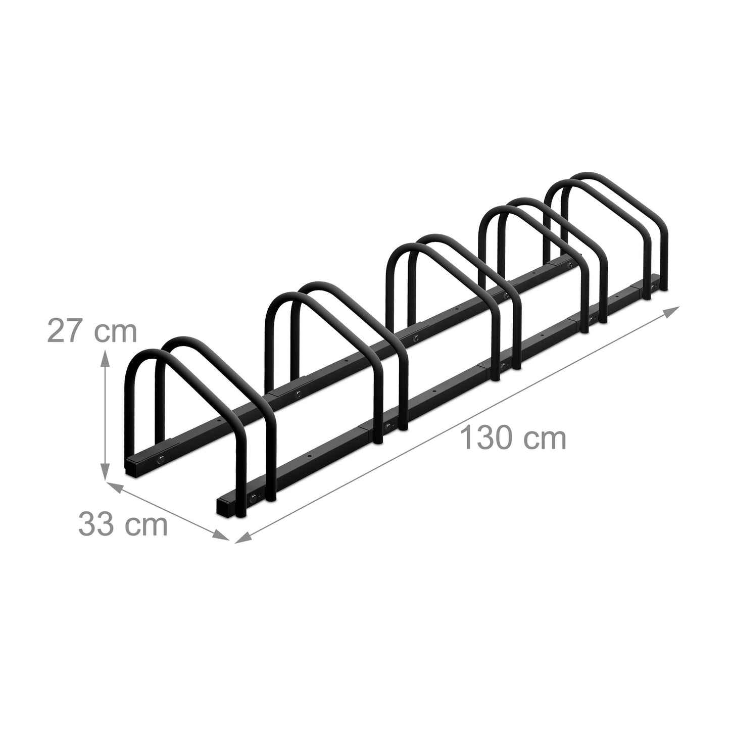 Bicycle rack for 5 bicycles