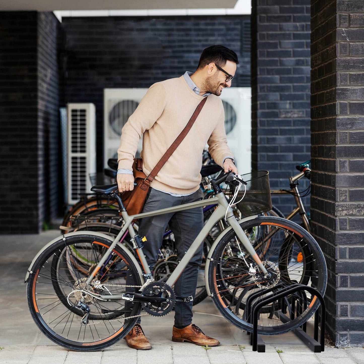 Bicycle rack for 5 bicycles