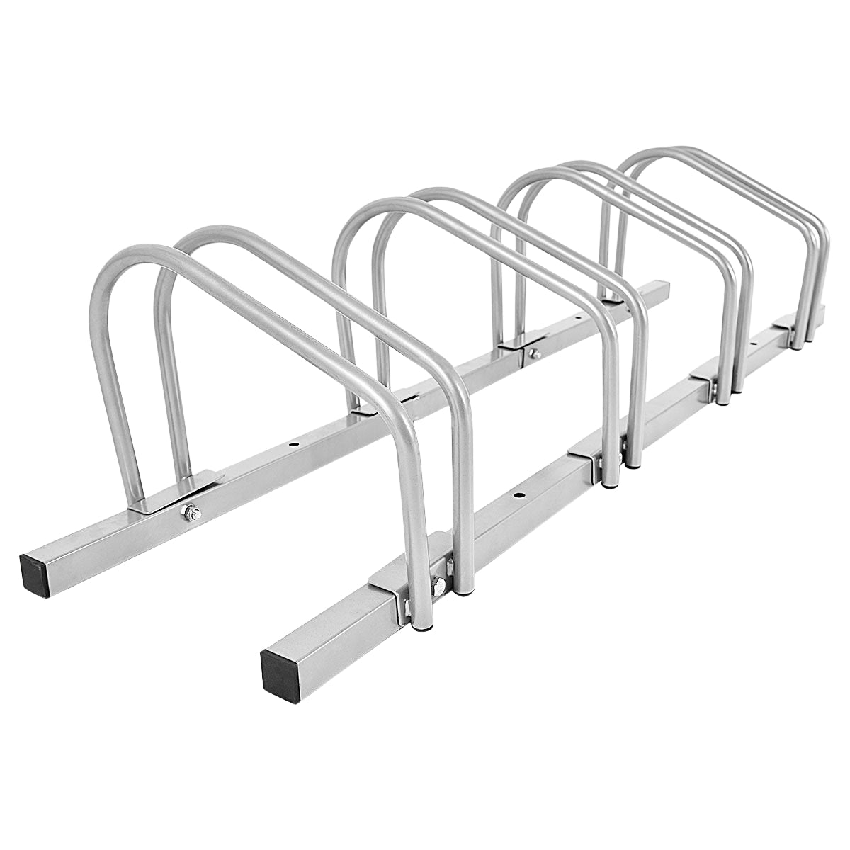 Bike Rack for 4 Bikes – Steel, Weatherproof, Floor Mount