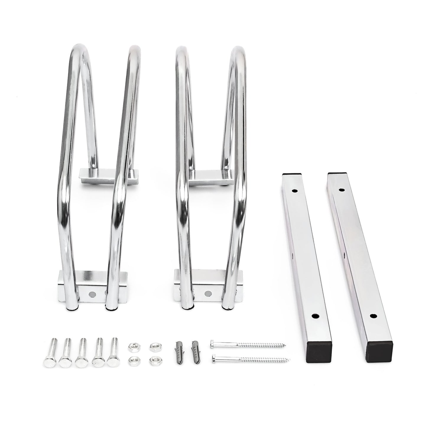 Bike rack 2 bikes for floor and wall