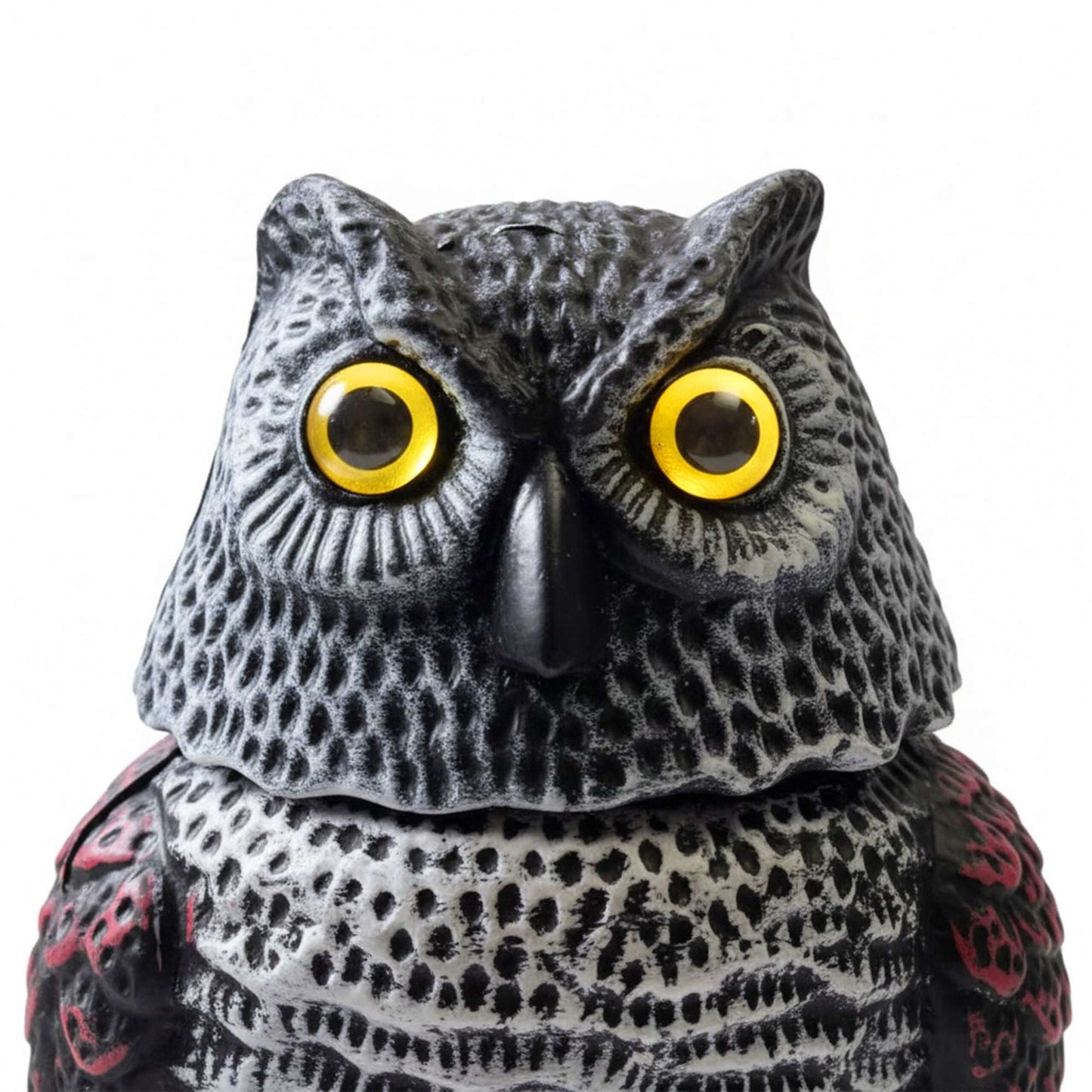 Bird Deterrent Owl Decoy with Movable Head, 20 cm