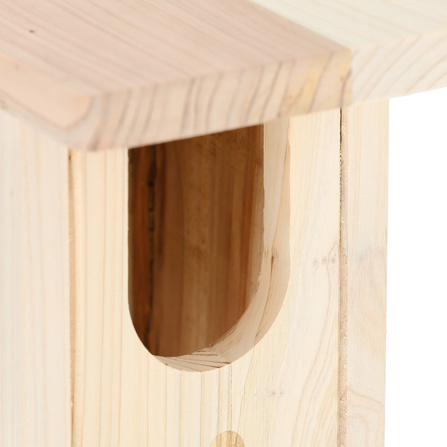 Birdhouse Natural wood Half-cavity Birds