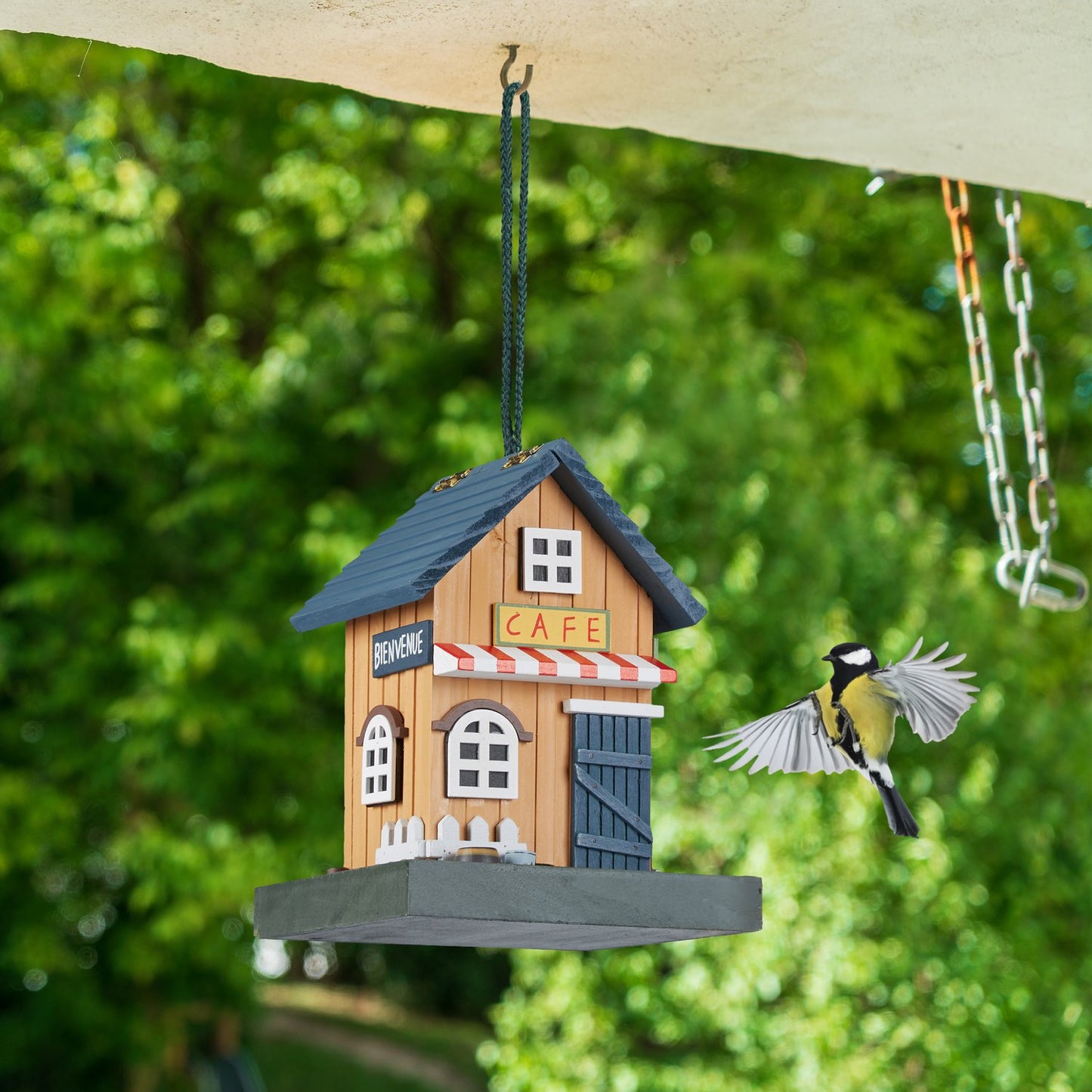 Bird house for hanging outside