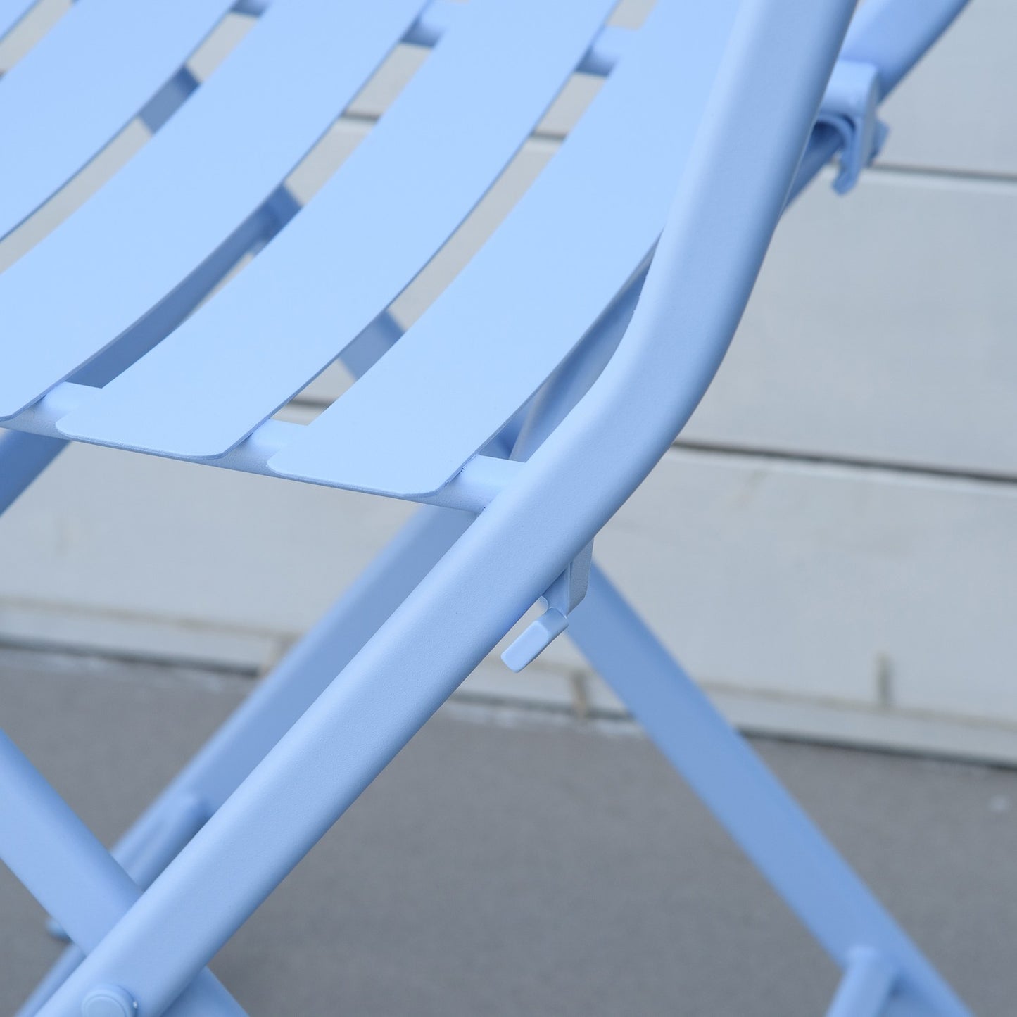 Bistro set for 2 – Light blue, outdoor furniture
