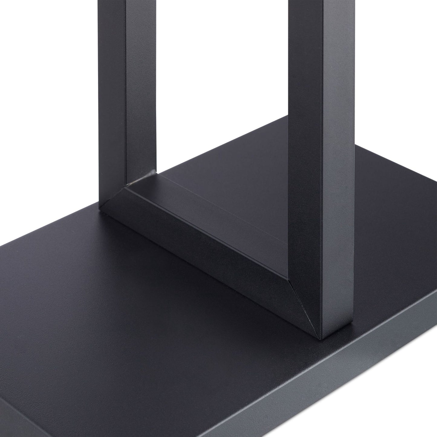 Black Clothes Valet Stand