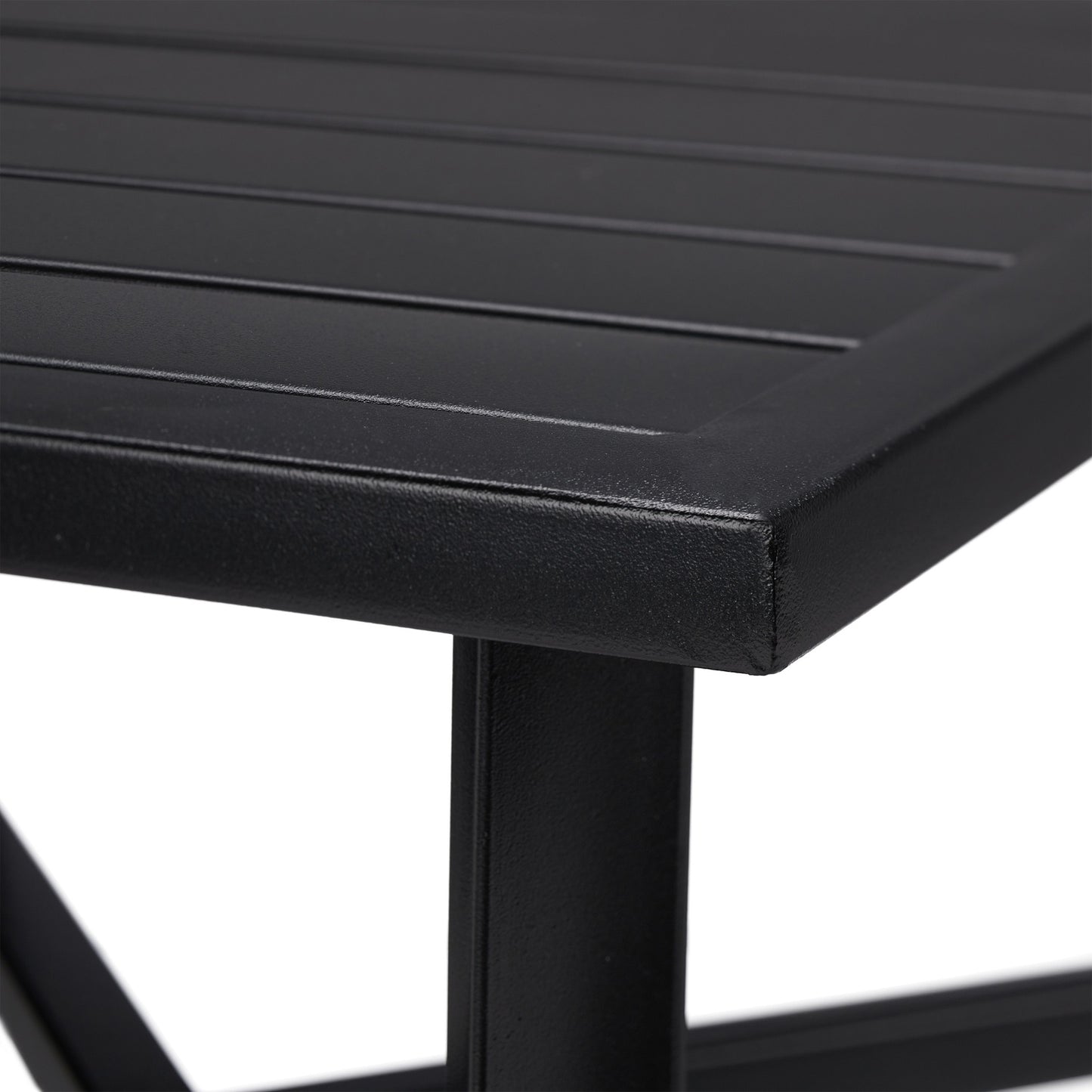 Black Garden Table