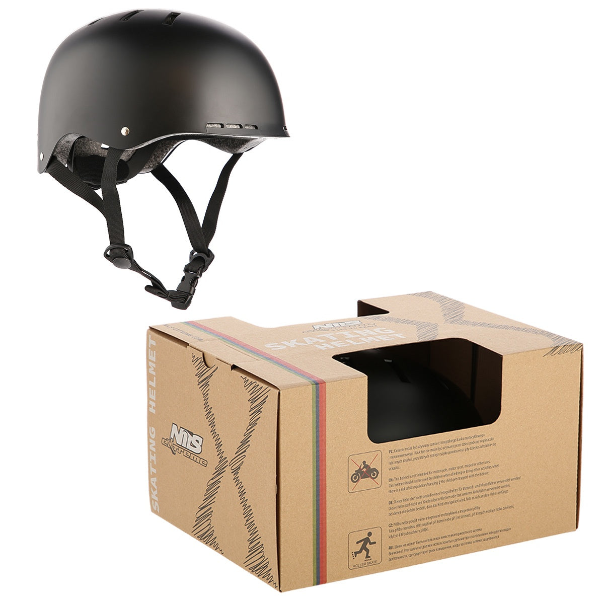 Black Helmet, Size L (54-62 cm)