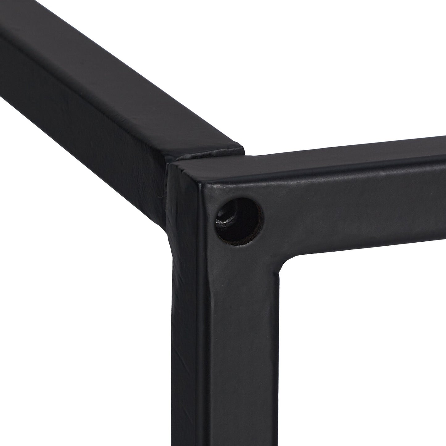 Black Iron Firewood Rack – Compact Log Holder