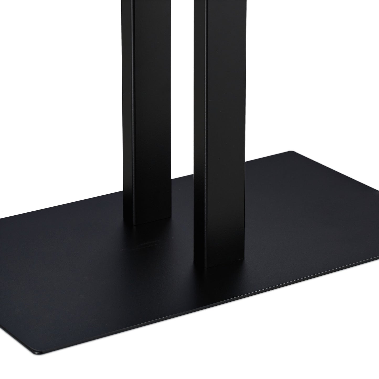 Black Towel Rack with 2 Bars