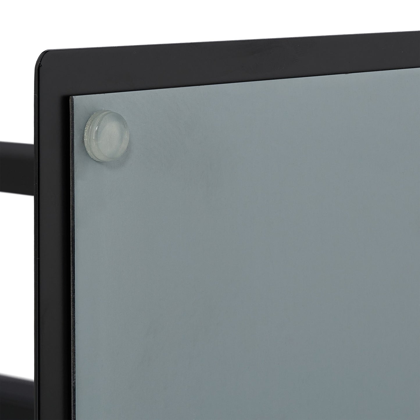 Black Towel Rack with 2 Bars