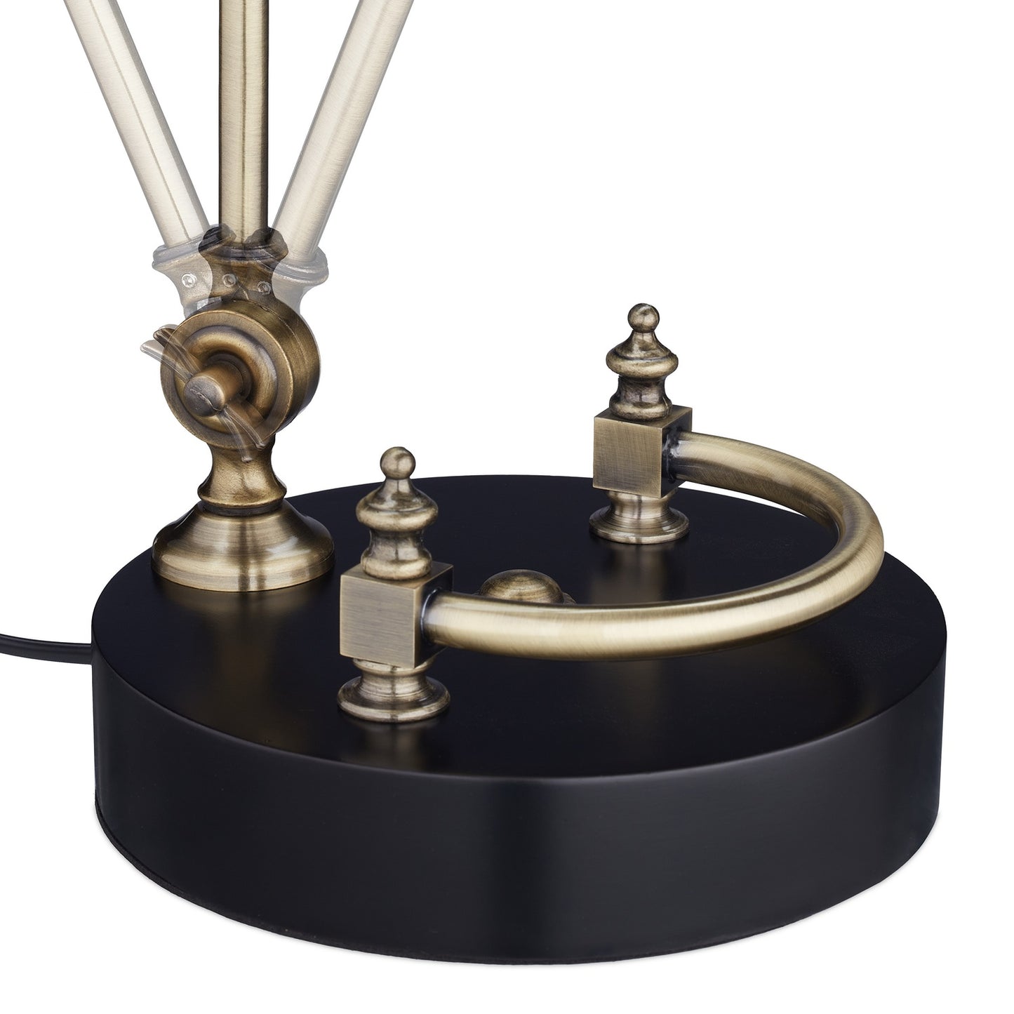 Black banker lamp