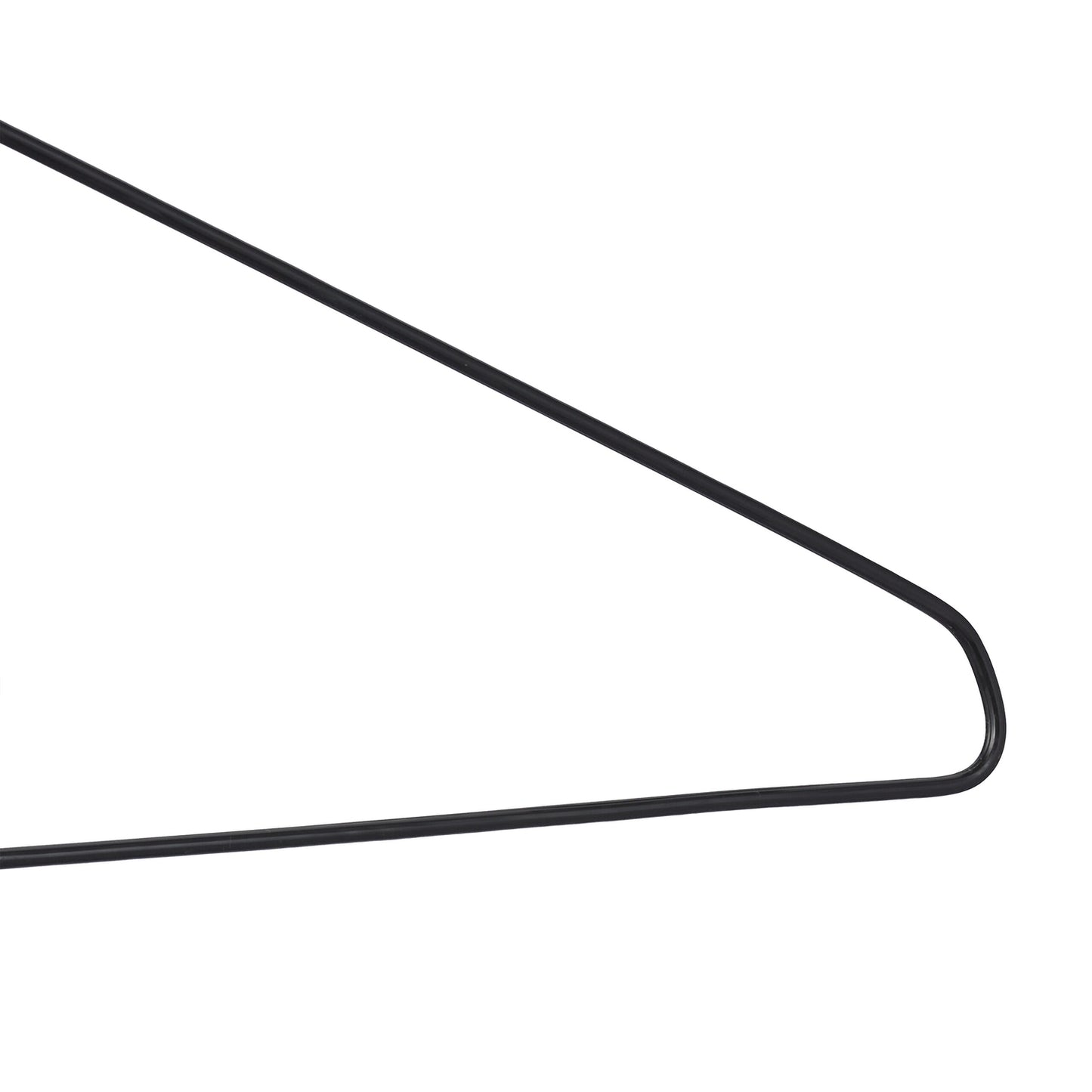 Black clothes hangers 48-pack