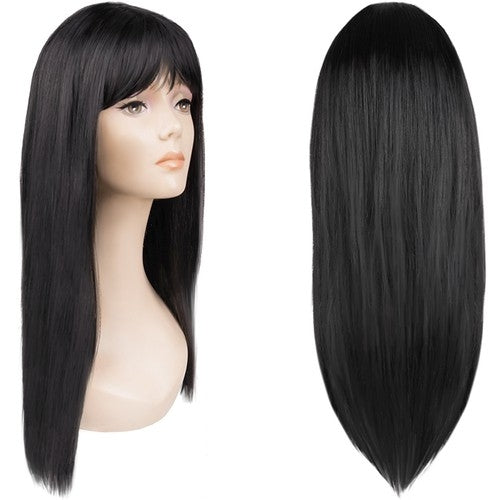 Black long wig for women P14833