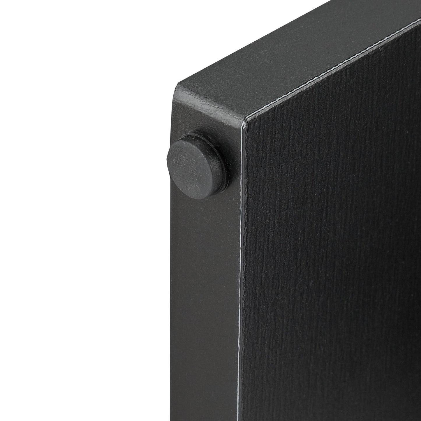 Black monitor stand for 2 monitors
