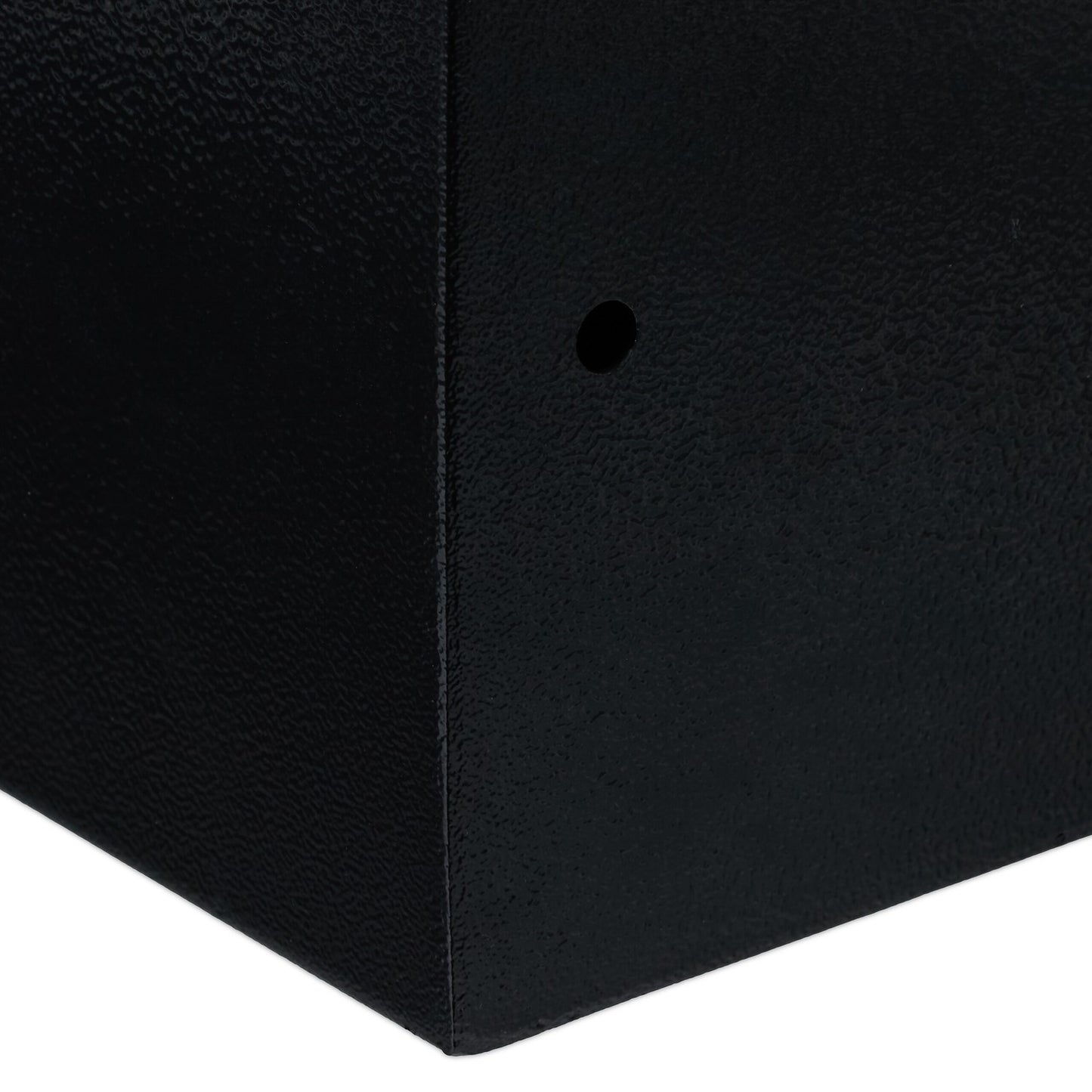 Black wall cabinet with key