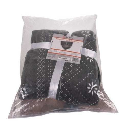 Blanket 1.6x2m + 2x pillowcase Ruhhy 22598