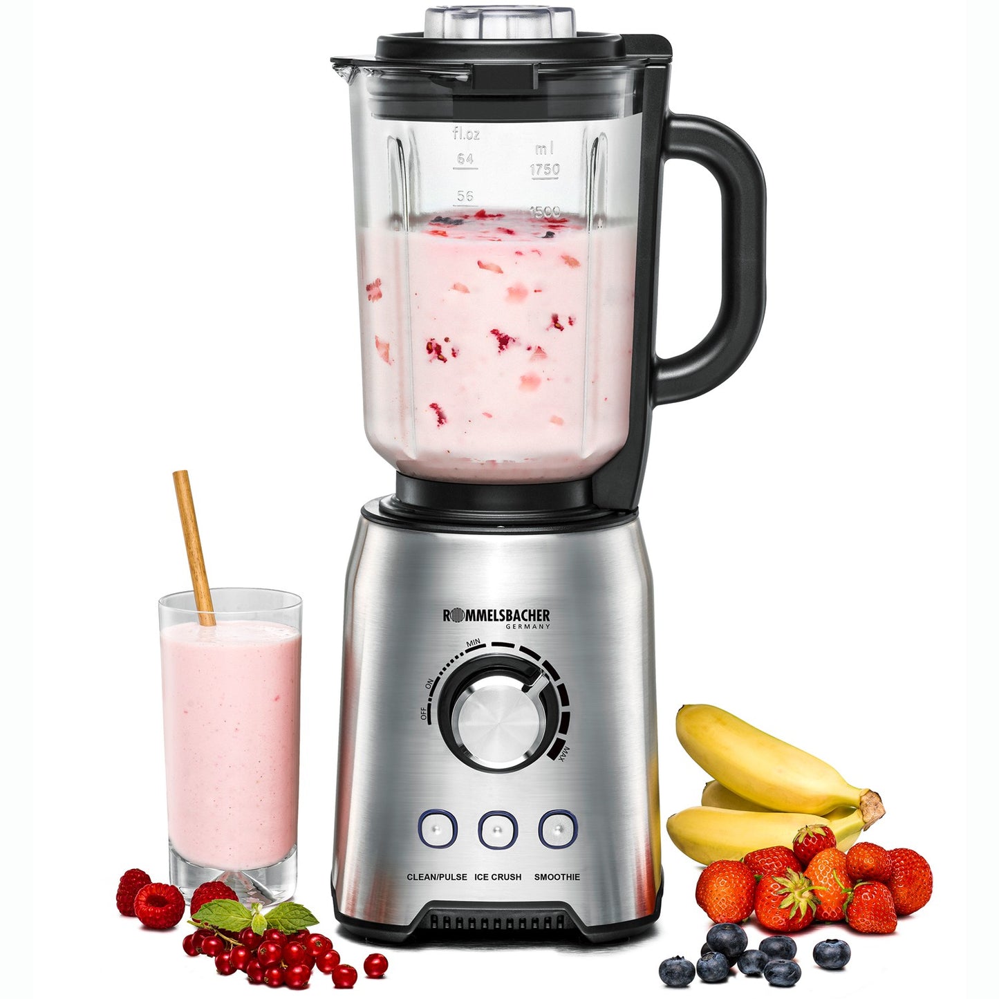 Blender MX 1250 Glass jug 1.75l 1200W 22000RPM