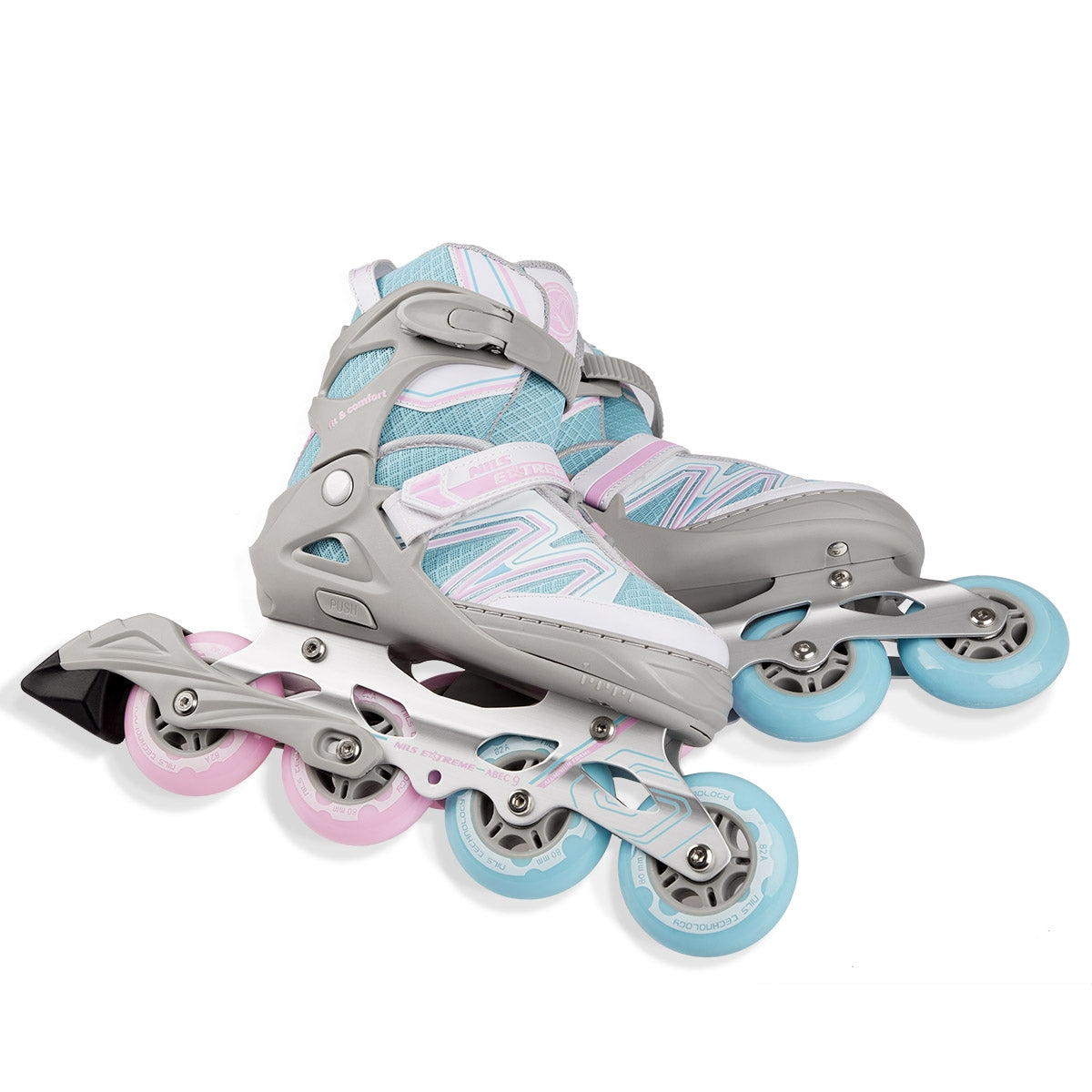 Blue-Grey Inline Skates, Size L