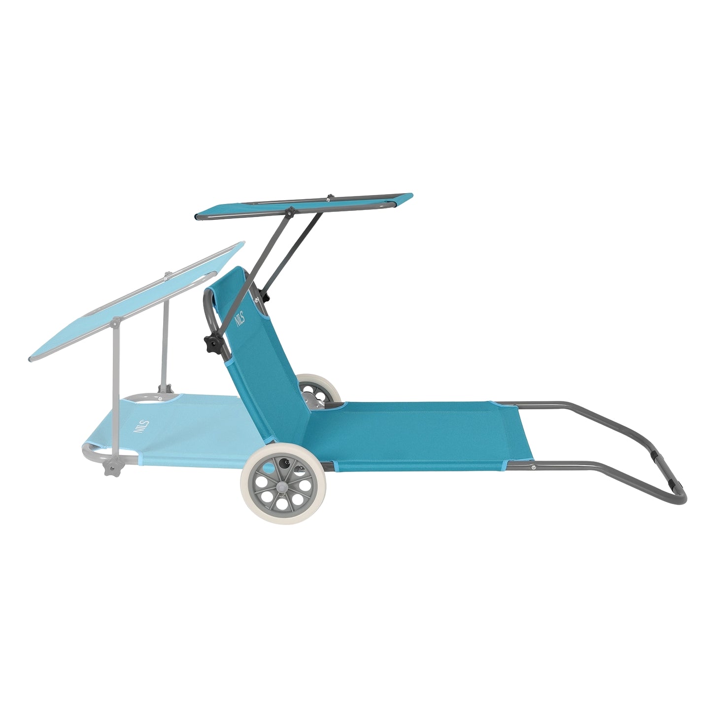 Blue Lounger Chair, Comfortable Indoor/Outdoor Use