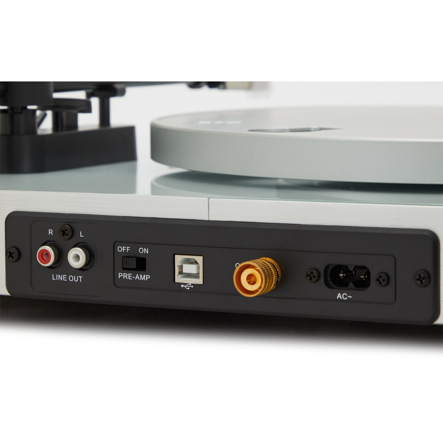 Bluetooth Turntable with USB Recording, 2 Speeds