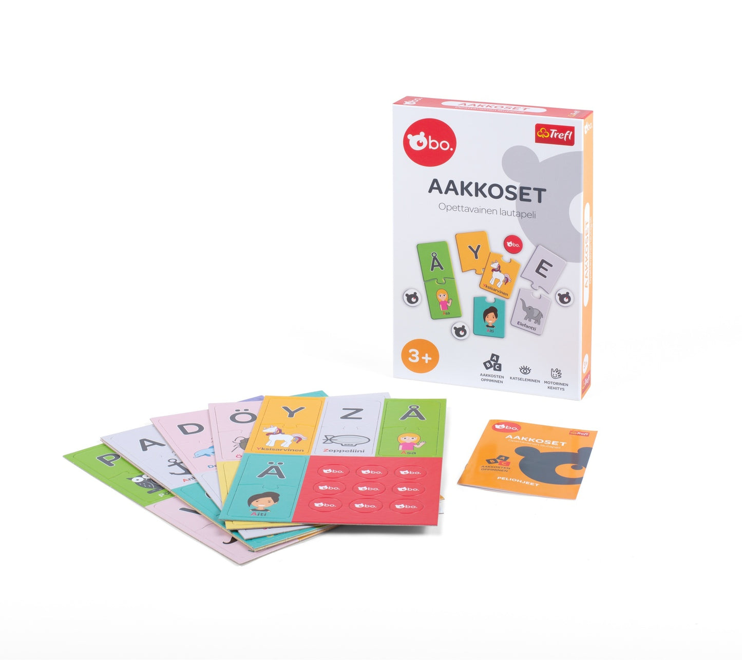 Bo. Educational Board Game "Alphabet" (In Finnish Lang.)