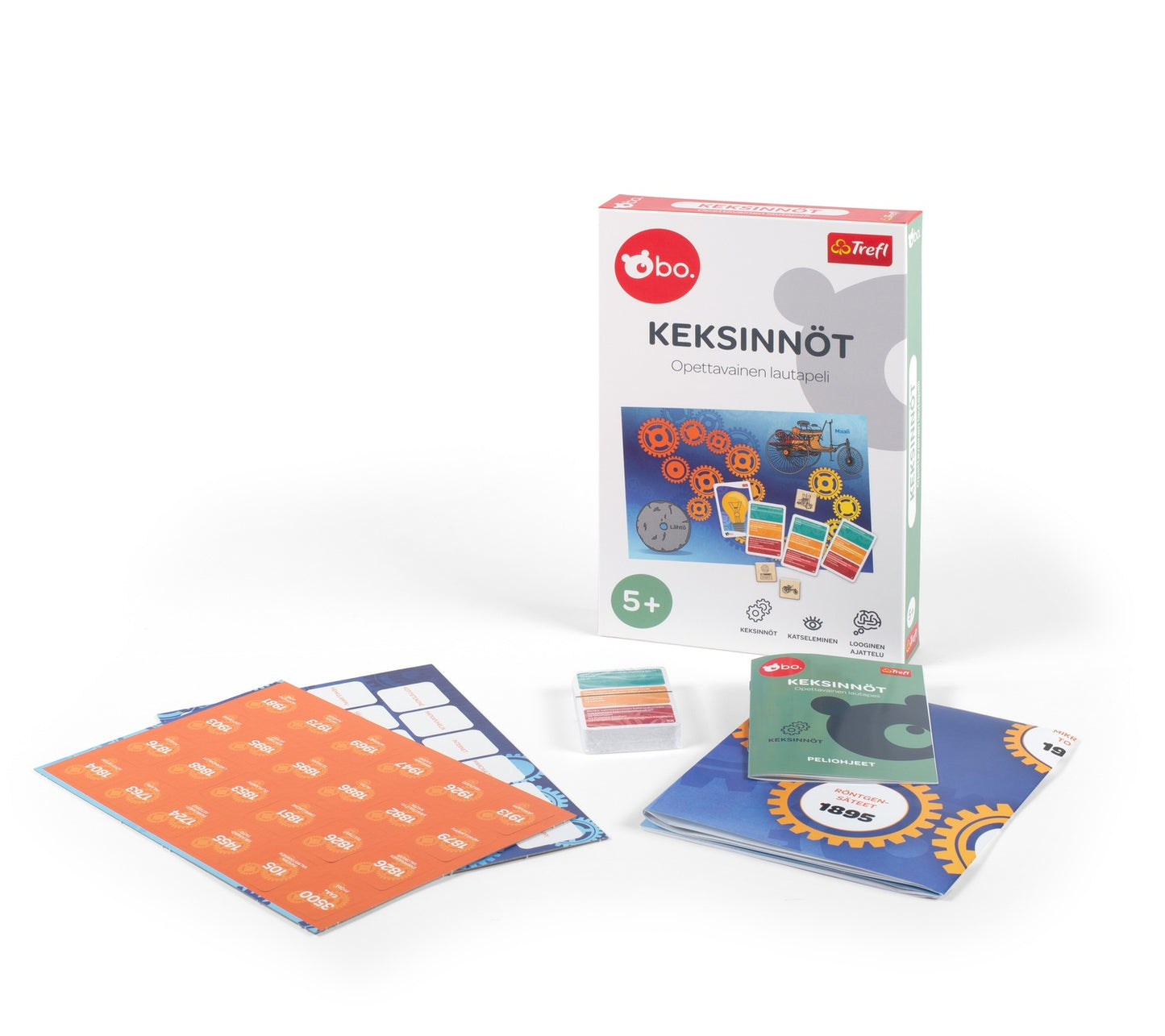 Bo. Educational Board Game "Inventions" (In Finnish Lang.)