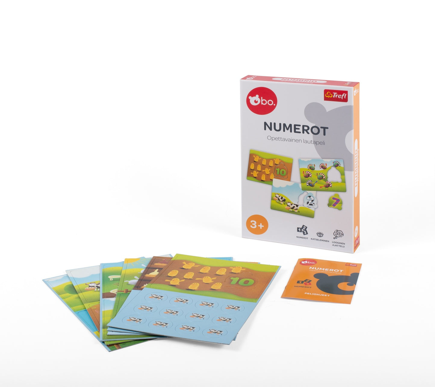Bo. Educational Board Game "Numbers" (In Finnish Lang.)