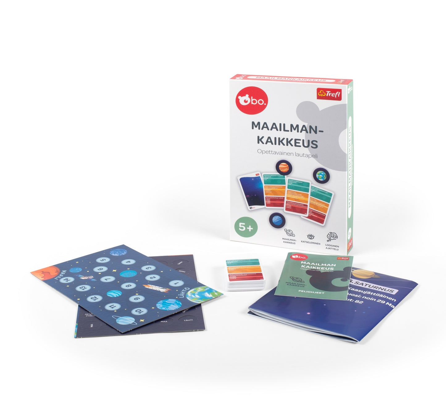 Bo. Educational Board Game "Space" (In Finnish Lang.)
