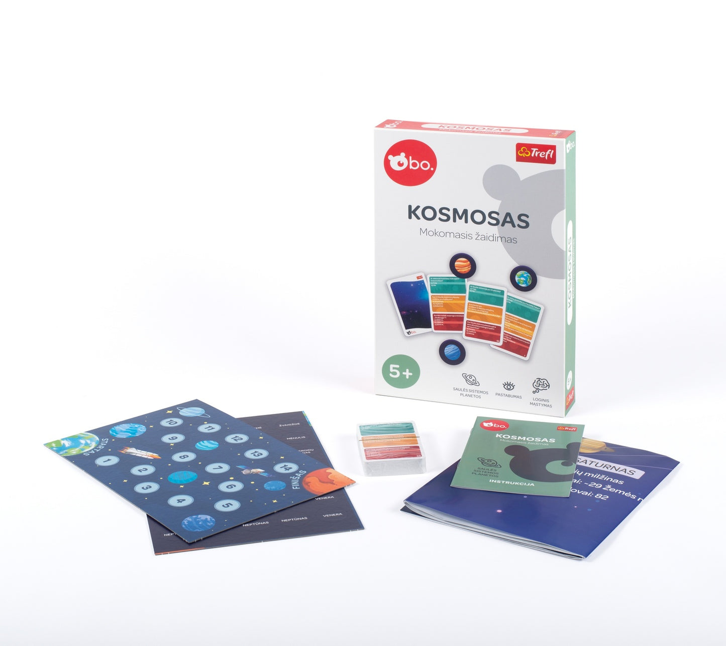 Bo. Educational Board Game "Space" (In Lithuanian Lang.)