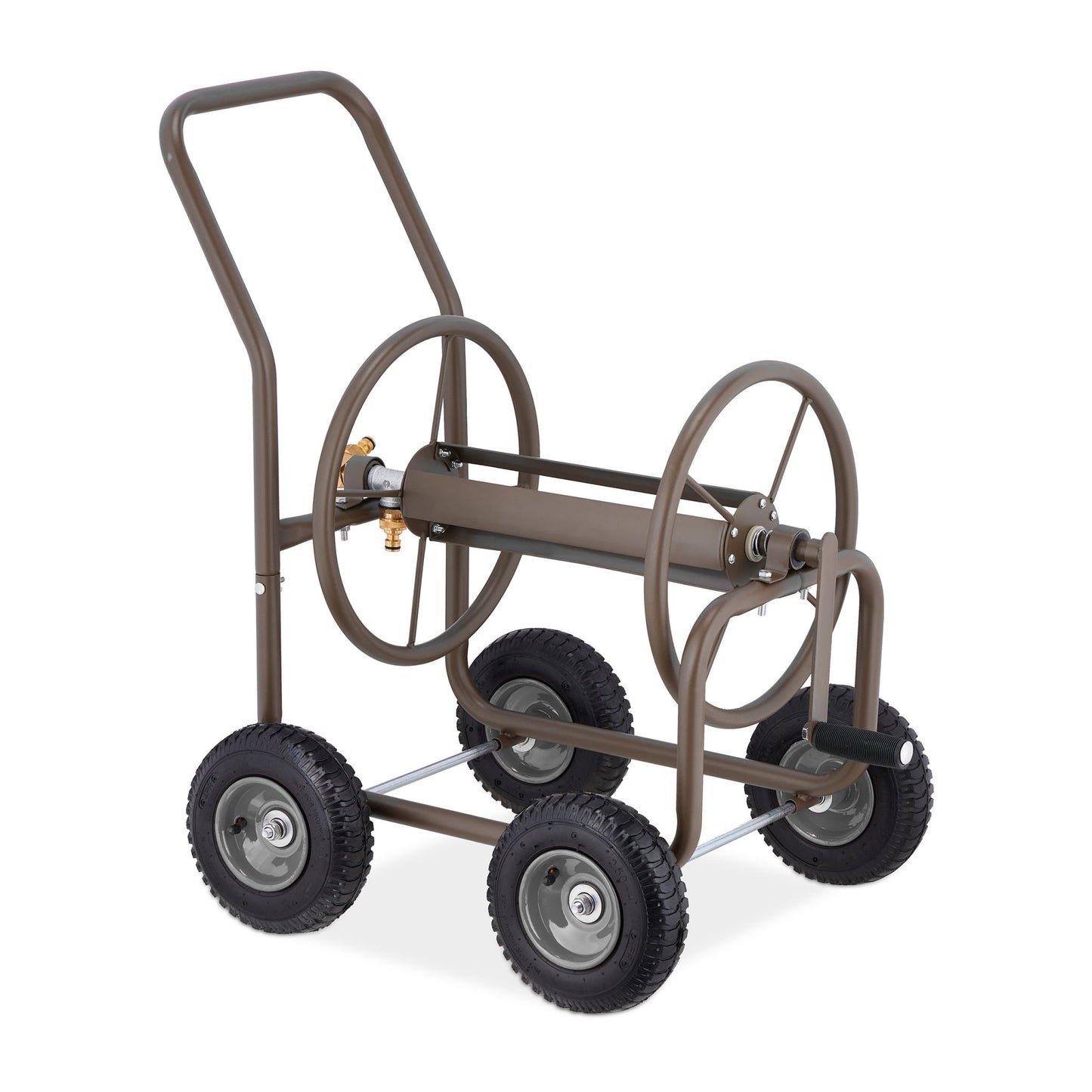 Brown hose cart for 60 m