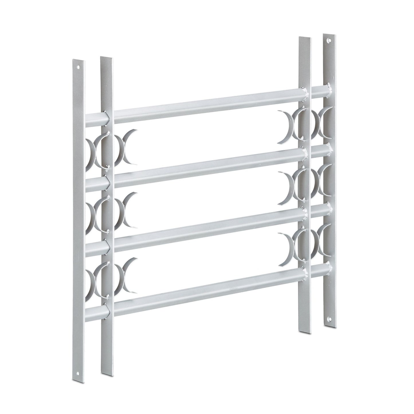Burglary protection with extendable window grill