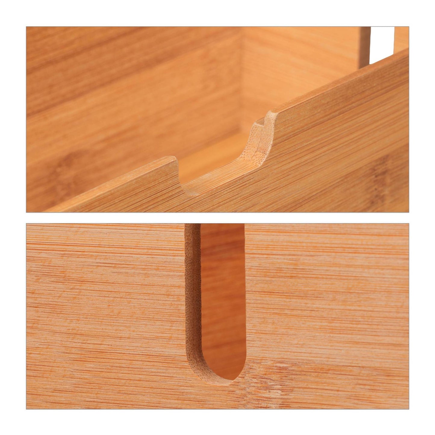 Cable box in bamboo