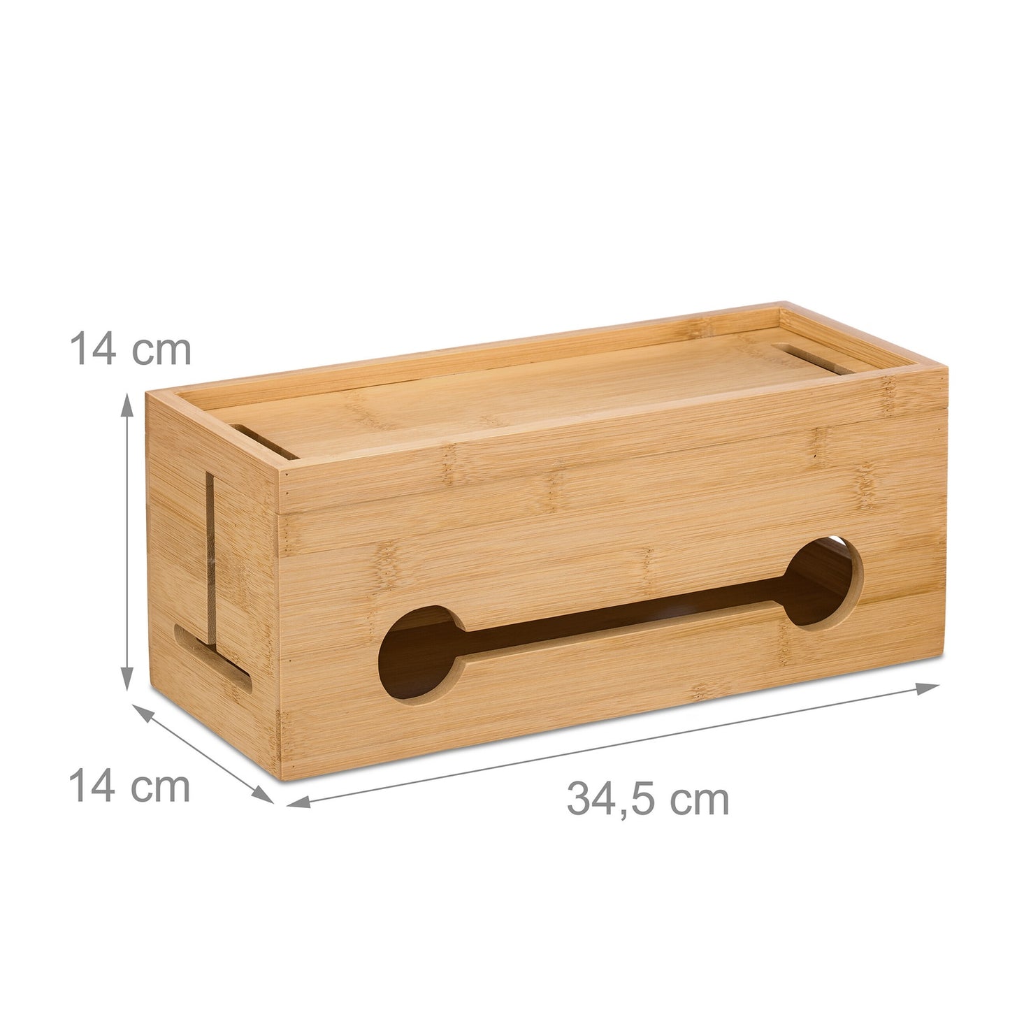 Cable box in bamboo